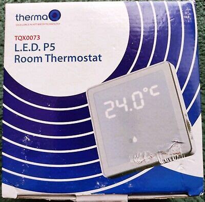 2 OFF Turn the heating off permanently. . Therma led p5 room thermostat manual